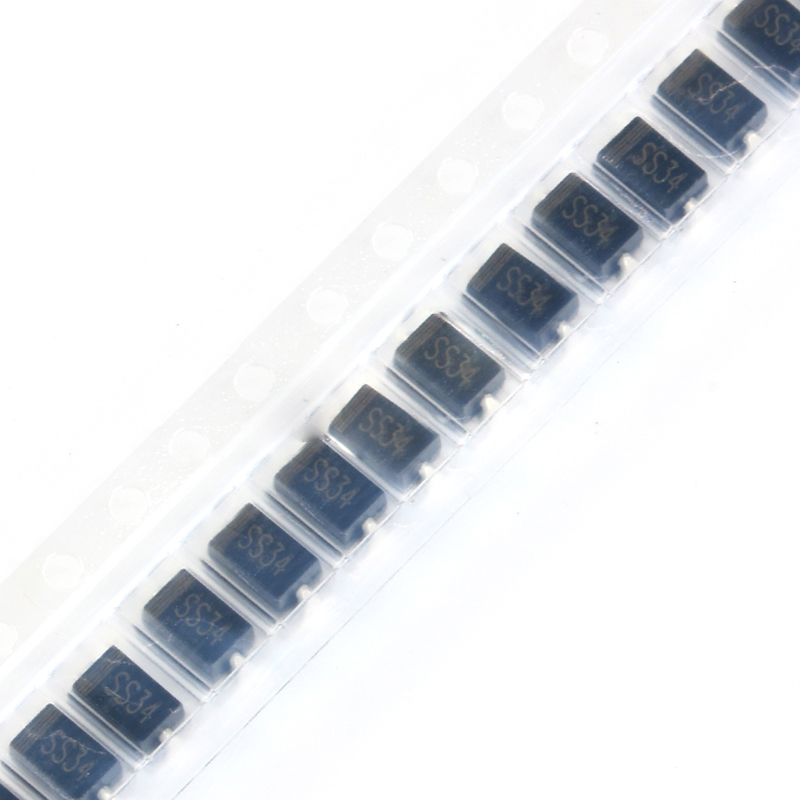 50-Piece SS34 / 1N5822 / SK34 Schottky Diode Assortment - 3A 40V SMA Package (DO-214AC)
